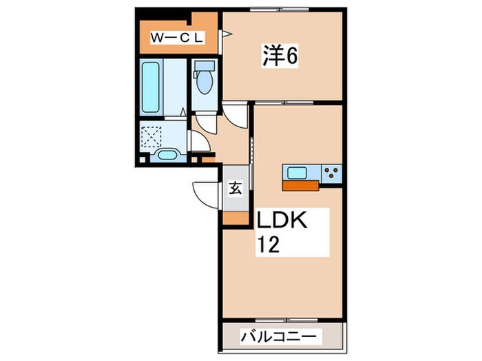 クレシェンテの物件間取画像