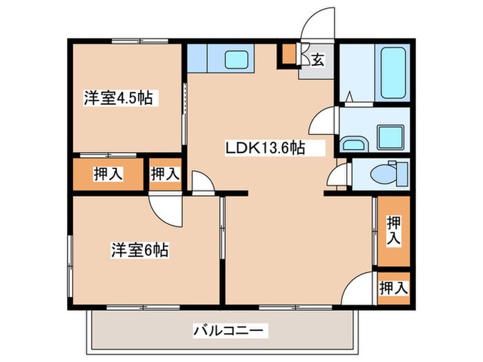 パークハイツ安西Ⅰの物件間取画像