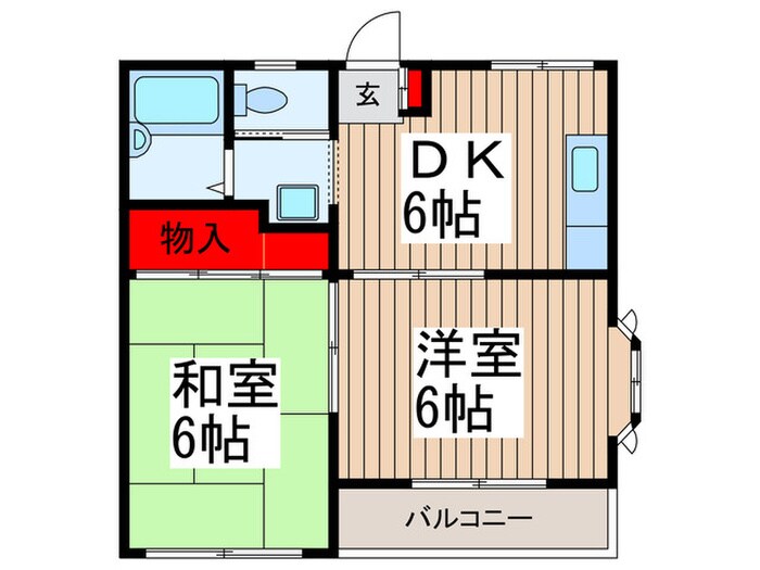 物件間取画像