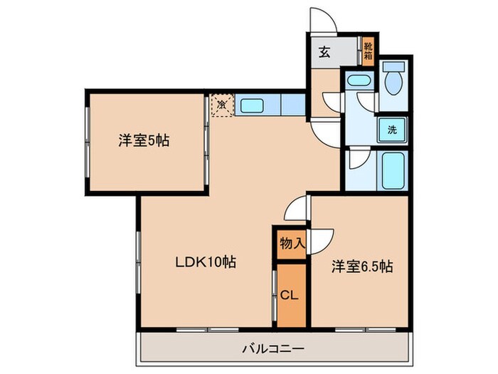 サンコ－ポ岩野の物件間取画像