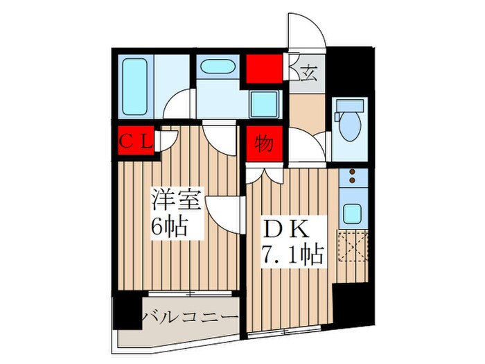 アリーチェ中落合の物件間取画像