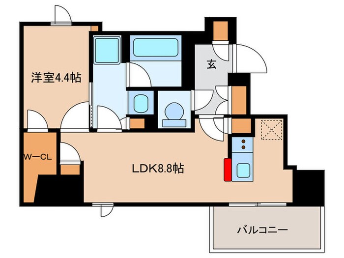 ザ・パークハビオ南大井の物件間取画像