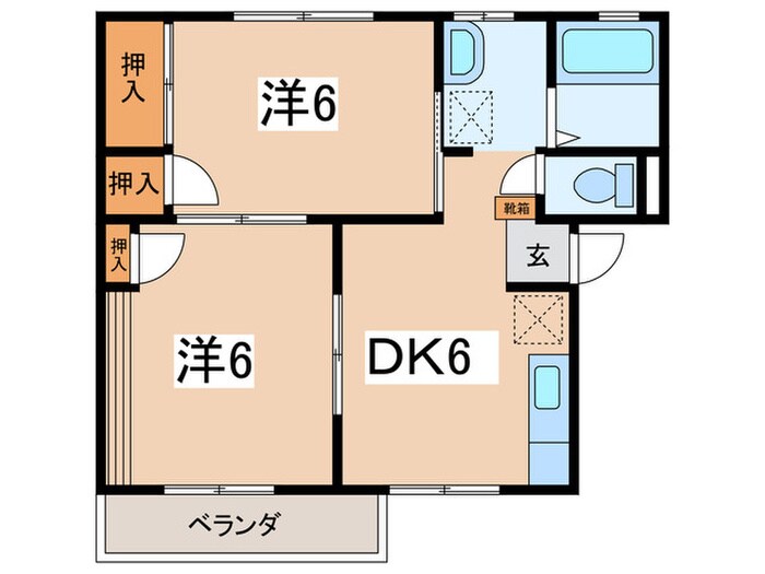 アーバン中山の物件間取画像