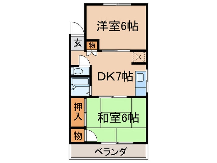 ハイツエムの物件間取画像