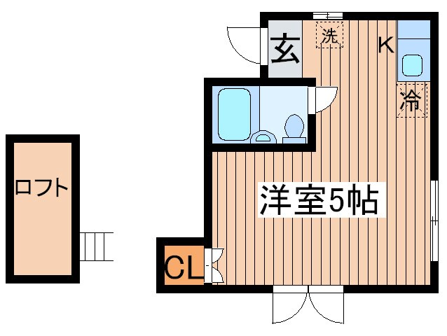サンミマツの物件間取画像