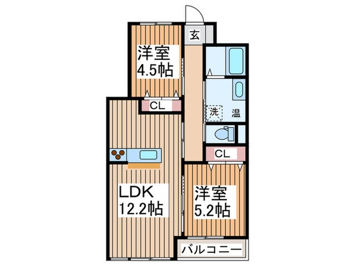 ペガサスの物件間取画像