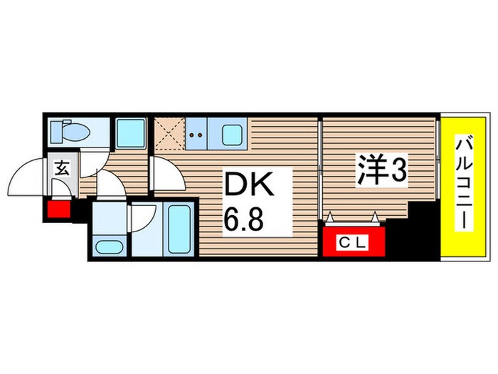 アーバネックス深川住吉Ⅱの物件間取画像