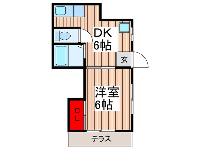 コ－ポ大沼の物件間取画像