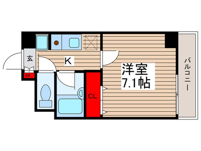 ヴィラクリヤマの物件間取画像