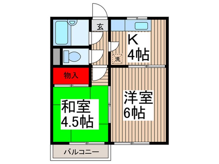 モジュール・ハイツ吉村の物件間取画像