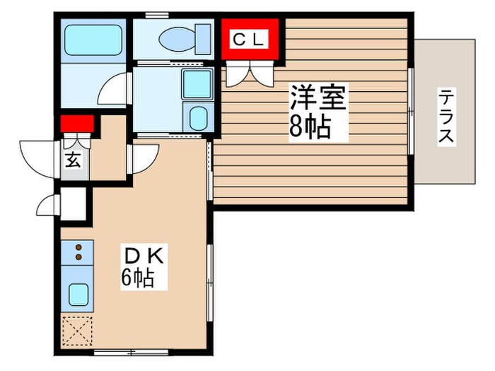 エグゼクティブ立川の物件間取画像