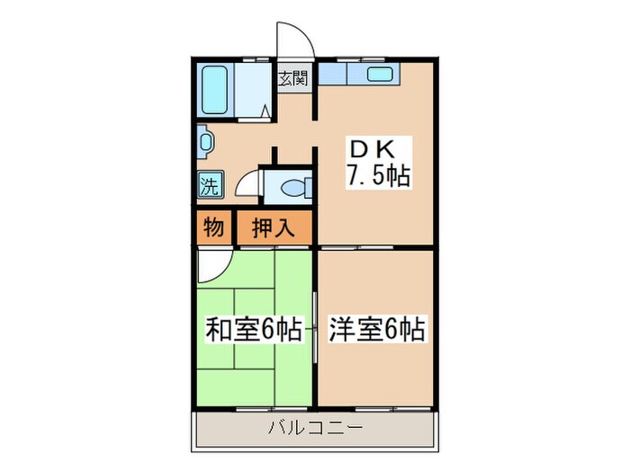 物件間取画像