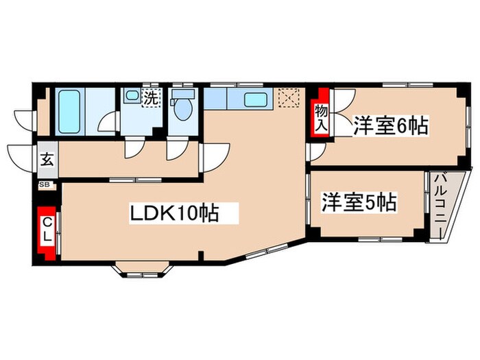 セサミハウスの物件間取画像