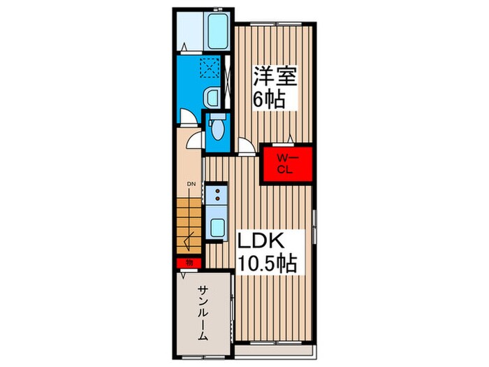 リバーサイドＹＳの物件間取画像