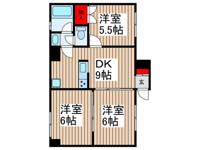 ルナ・コ－トの物件間取画像