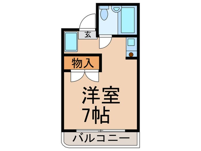 マンション第一青龍の物件間取画像