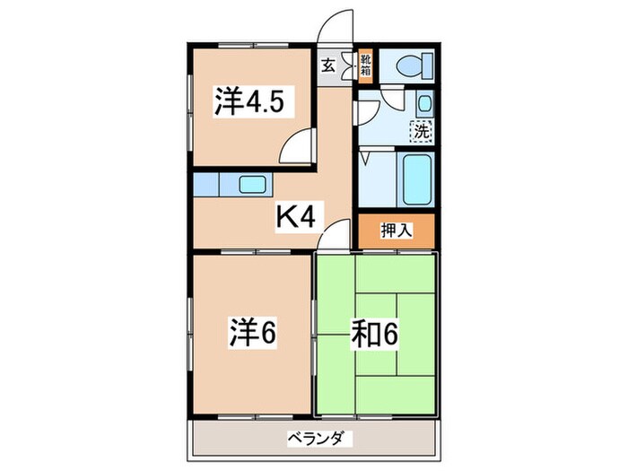 エクセル三田Ⅱの物件間取画像