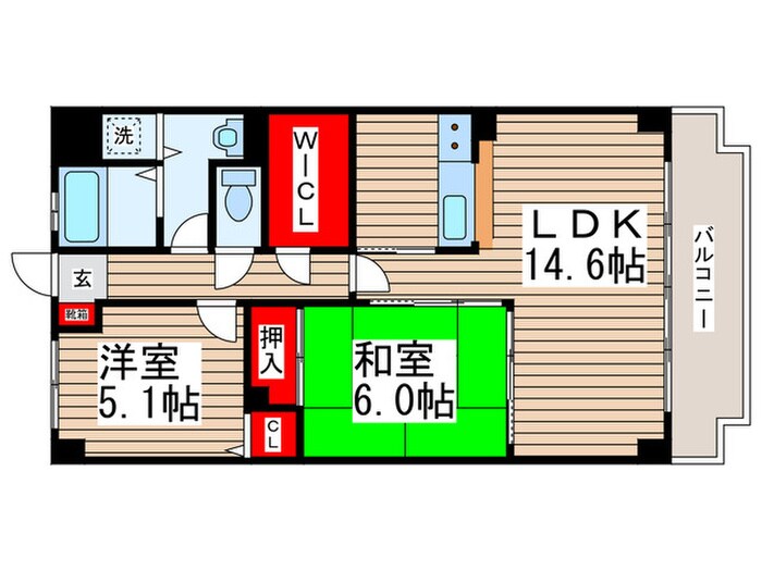 ラフィーネ駿河台の物件間取画像