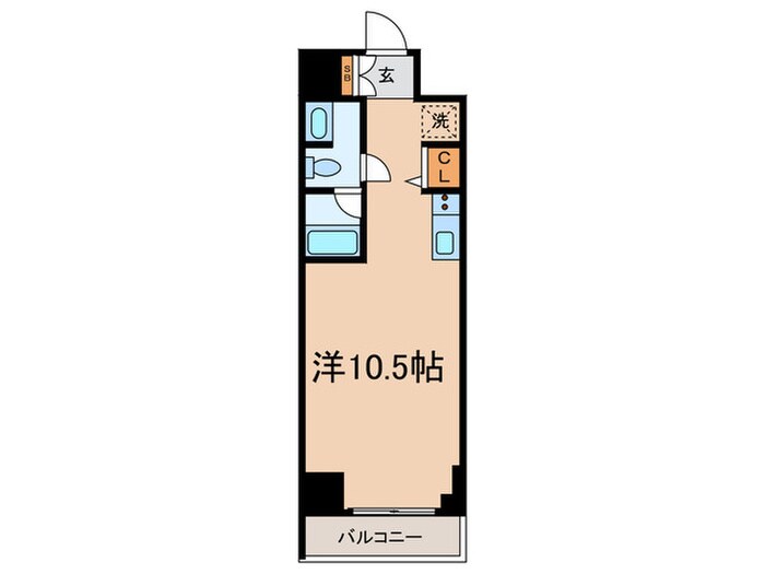 スパシエステージ池袋西(1003)の物件間取画像