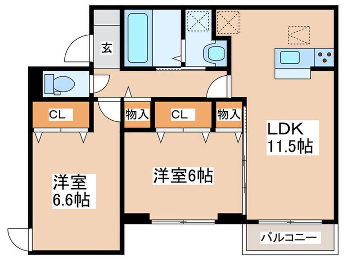 Residence　ricoの物件間取画像