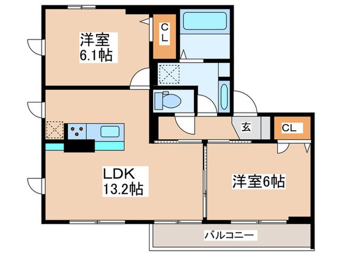 Residence　ricoの物件間取画像