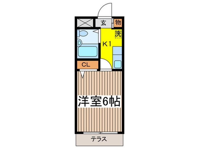 メビウスメルズの物件間取画像