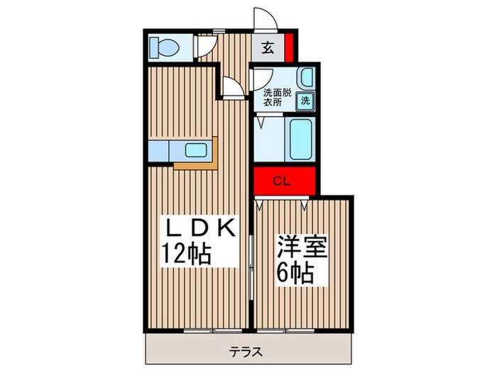 ＴＥＴＴＩ　ＶＥＲＤＩ　１の物件間取画像