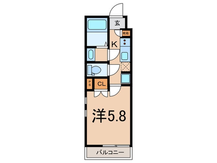 クレヴィスタ横浜大口の物件間取画像