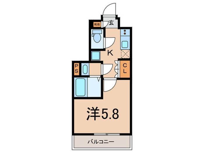 クレヴィスタ横浜大口の物件間取画像