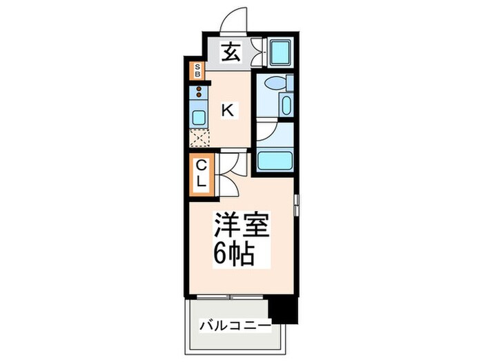 レジディア新宿御苑の物件間取画像