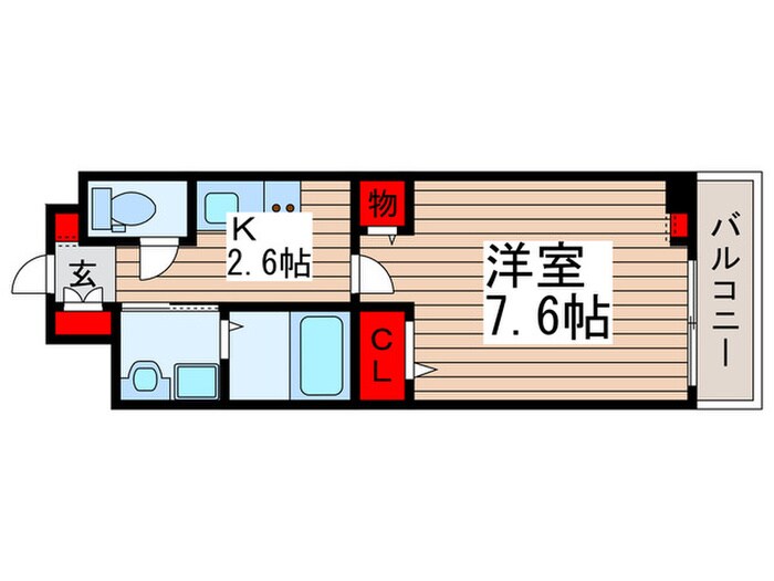 コントレイルの物件間取画像