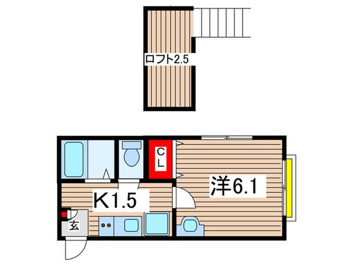 オルセット西小岩の物件間取画像