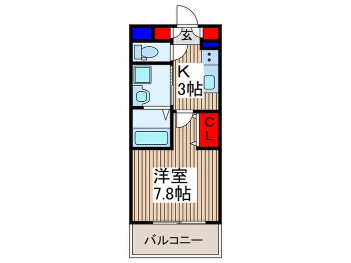 コンプリシテＴの物件間取画像