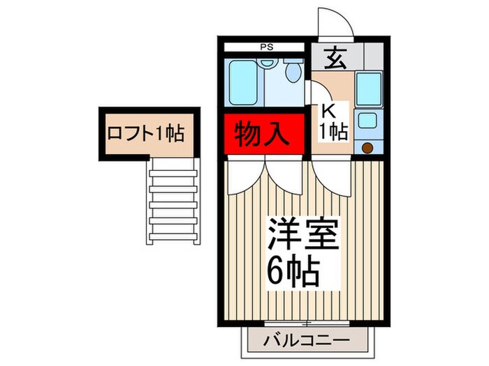 フジパレス鴻巣壱番館の物件間取画像