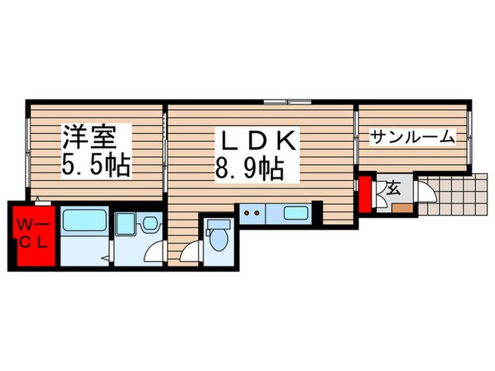 ヴィラ・アルモニアの物件間取画像