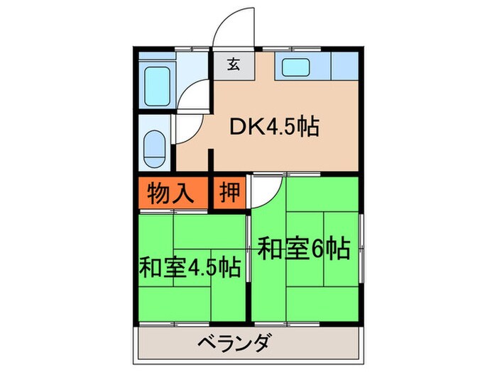 物件間取画像