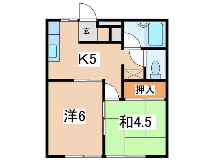 クリドタマナワの物件間取画像