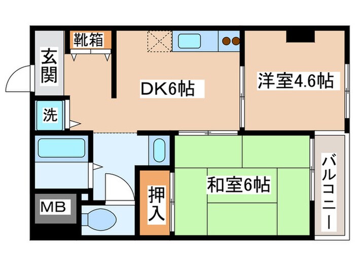 ＴＯＰ　ＨＩＬＬの物件間取画像