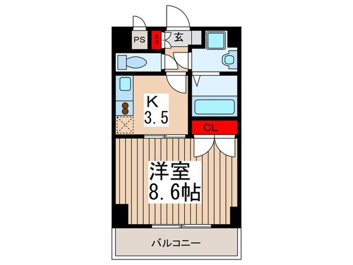 スペ－シア高円寺Ⅰの物件間取画像