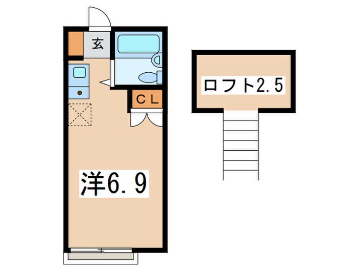 ＰＡＬＡＣＥ神大寺の物件間取画像