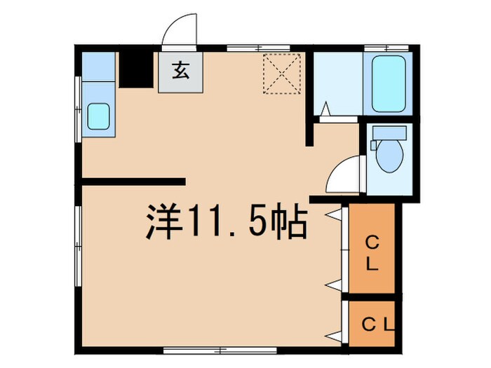 第６むさし荘の物件間取画像