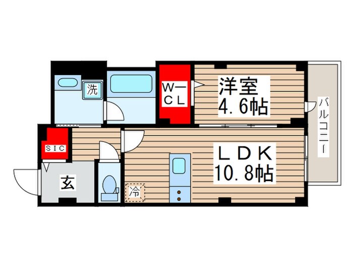 ノルデランテ篠崎の物件間取画像