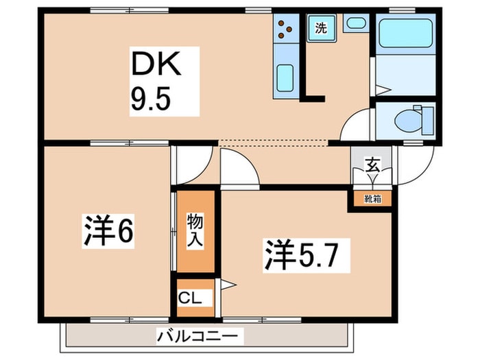 グリーンハイム星が丘の物件間取画像