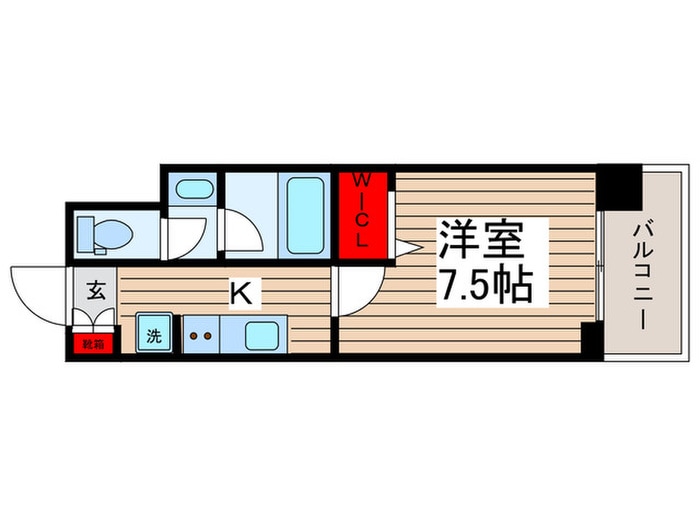 BLESS亀戸の物件間取画像