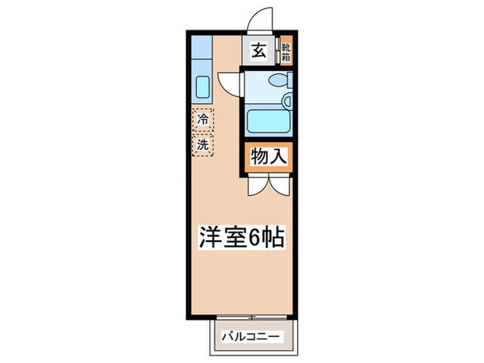 ＹＳヴィラＡの物件間取画像