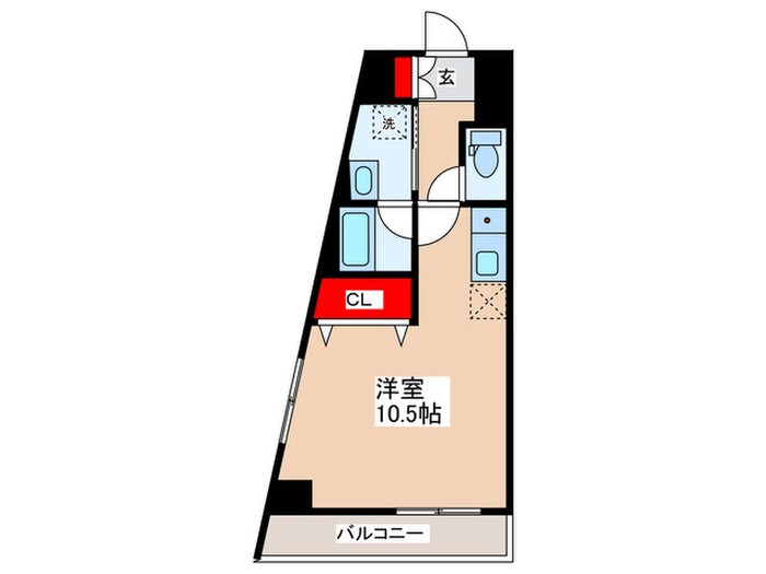 88TEES立川の物件間取画像