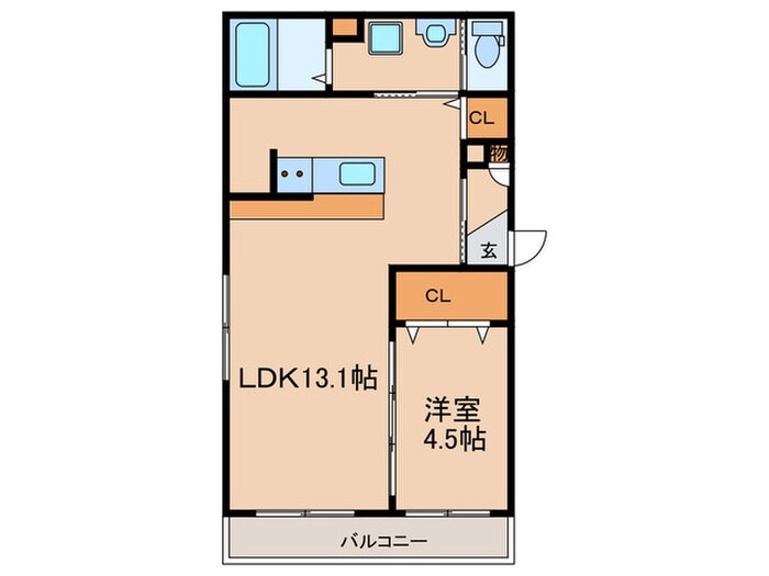 パークフロント府中美好町の物件間取画像