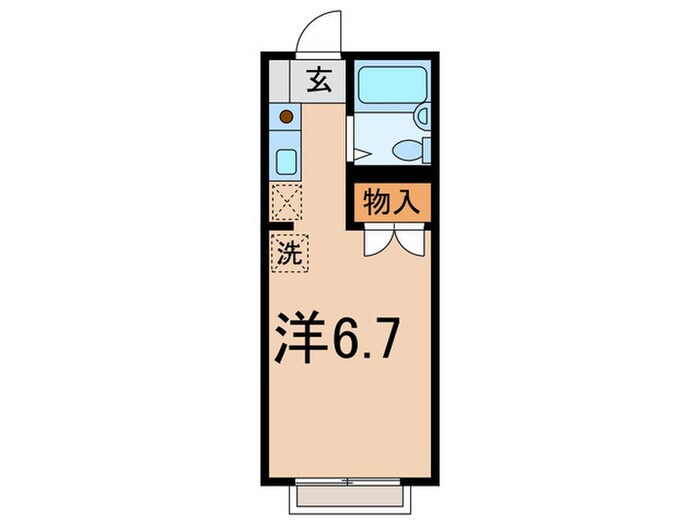 クレアコ－トＭ２の物件間取画像