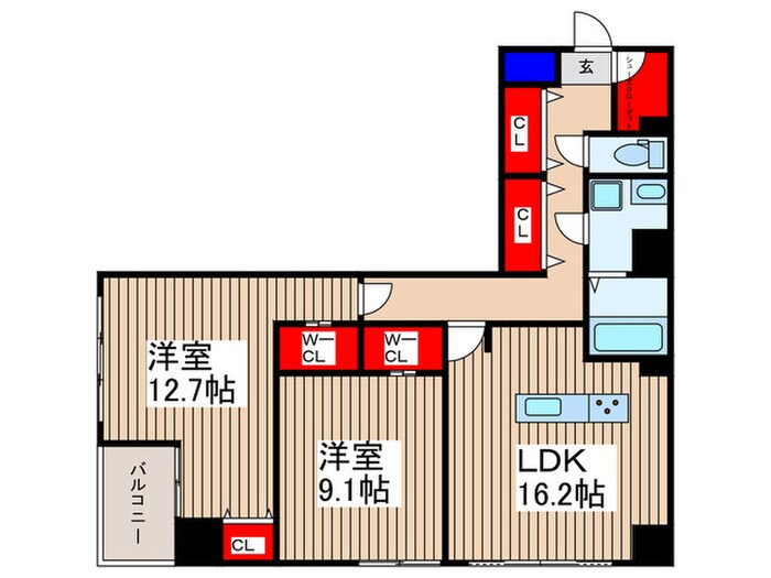 MDビルの物件間取画像