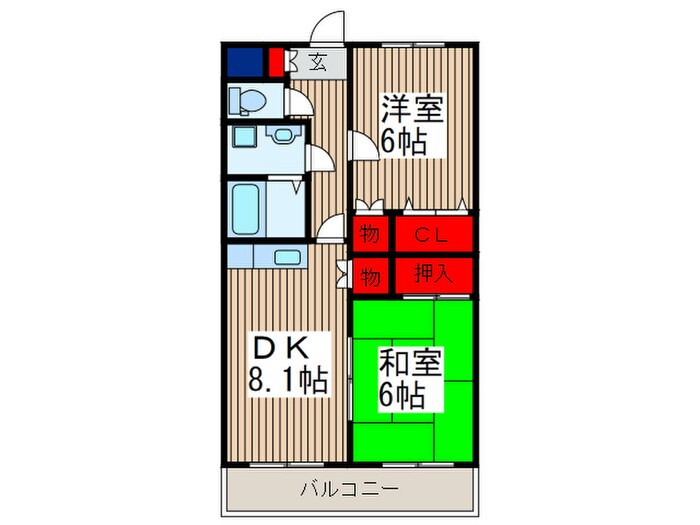 さくらビルの物件間取画像